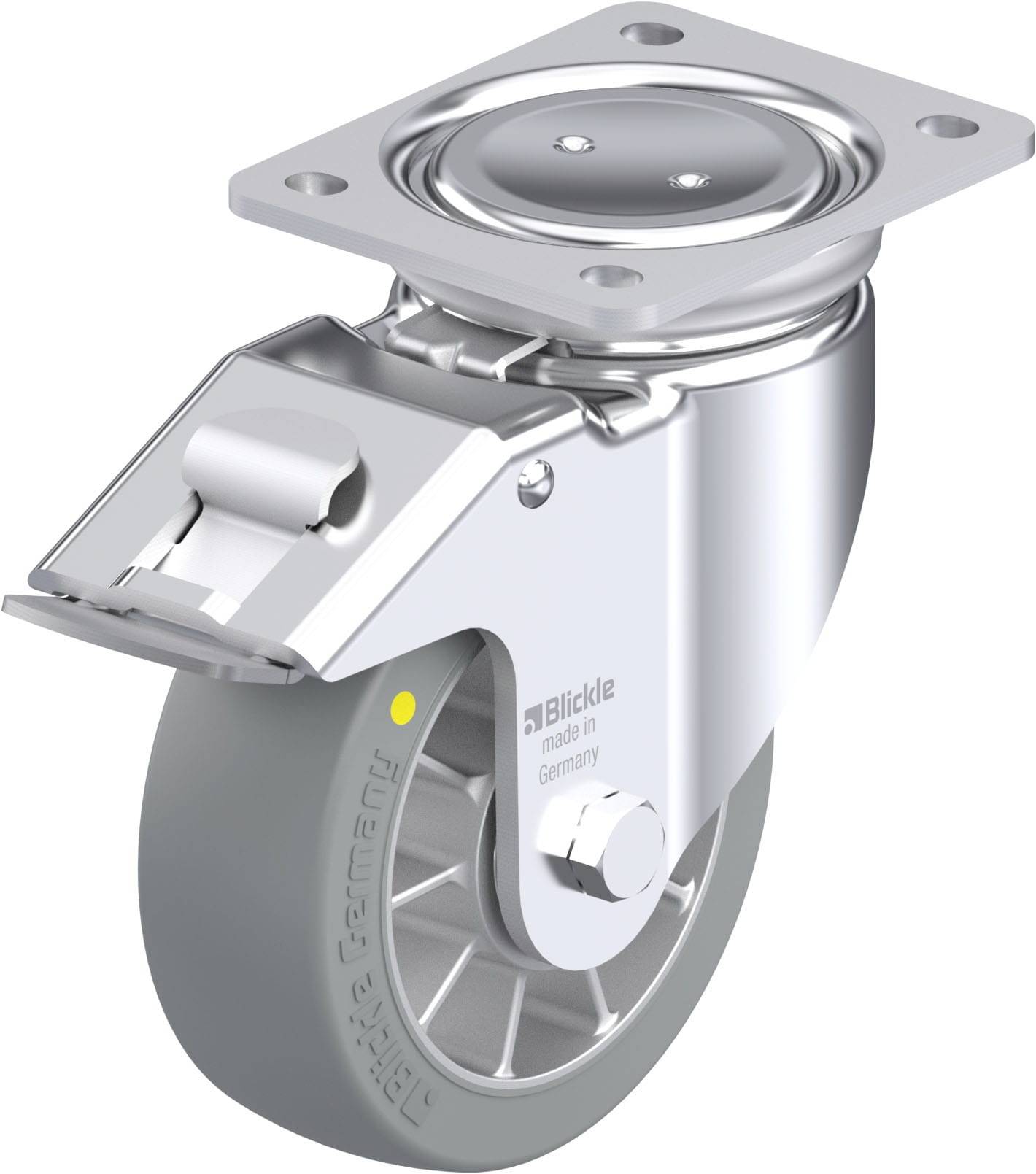 Blickle 936627 LUH-ALTH 152K-FI-AS Stahlblech-Lenkrolle Rad-Durchmesser: 150mm Tragfähigkeit (max.): 900kg 1St.