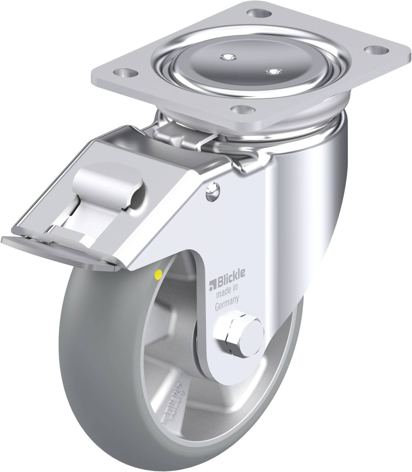 Blickle 936629 LUH-ALTH 160K-FI-AS-CO Stahlblech-Lenkrolle Rad-Durchmesser: 160mm Tragfähigkeit (max.): 750kg 1St.