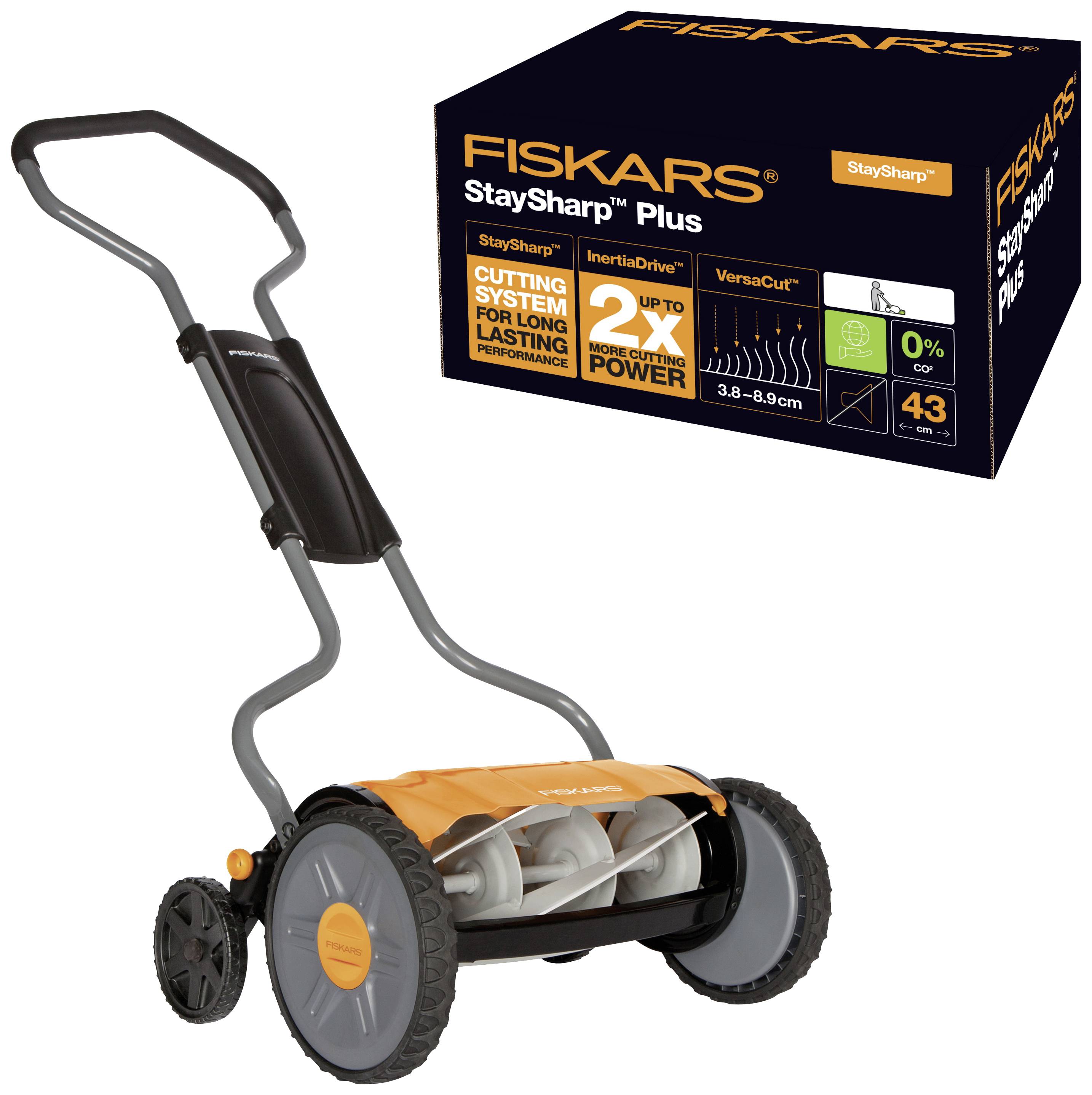 Fiskars StaySharp™ Hand Spindelmäher Schnittbreite (max.) 430mm