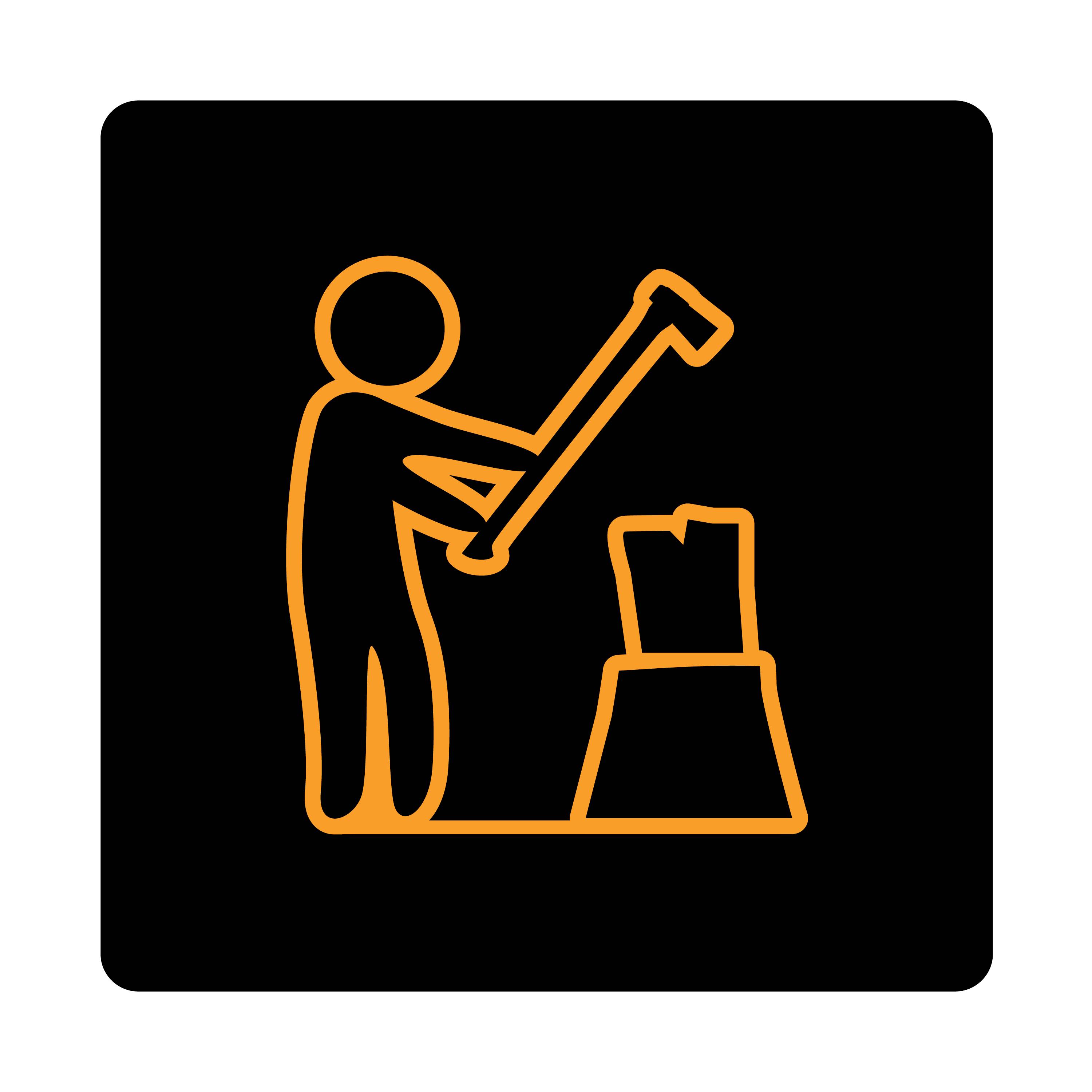 Fiskars 1051143 Axt 476mm 1201g Kopfgewicht 760g