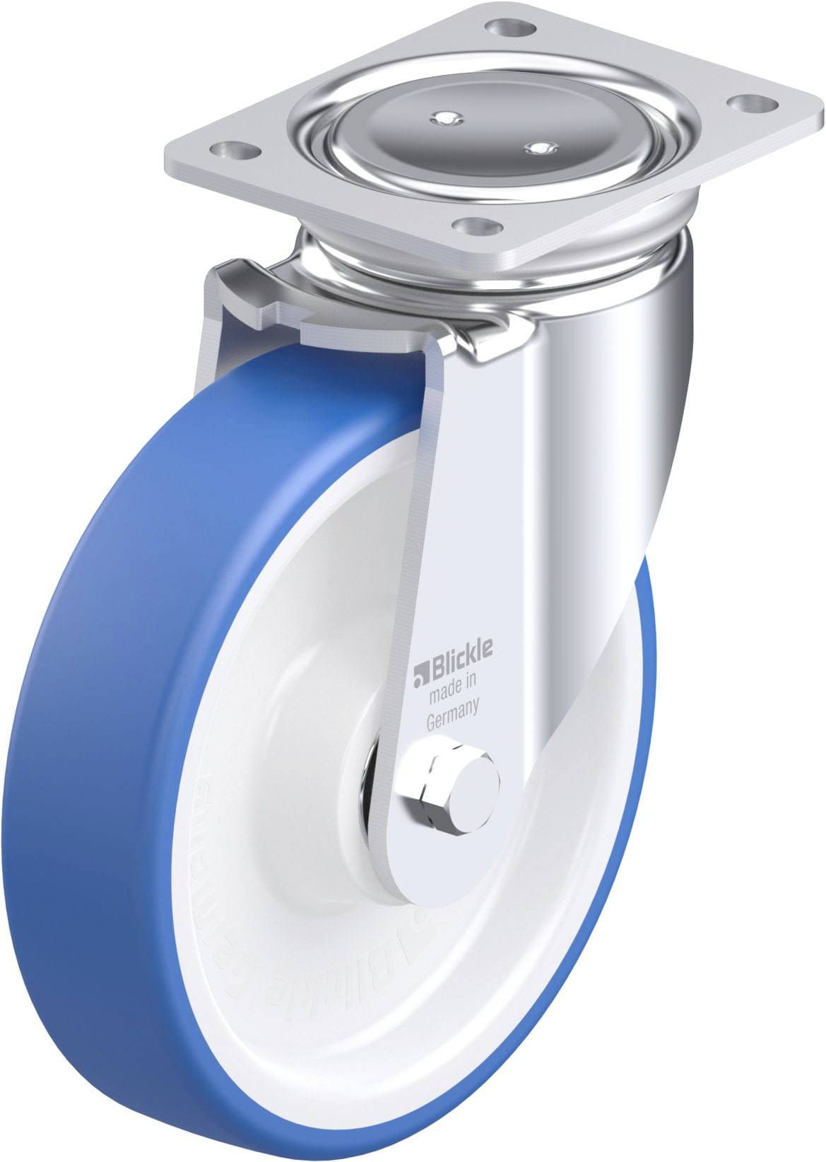 Blickle 948162 LUH-POTHS 200XK Stahlblech-Lenkrolle Rad-Durchmesser: 200mm Tragfähigkeit (max.): 550kg 1St.