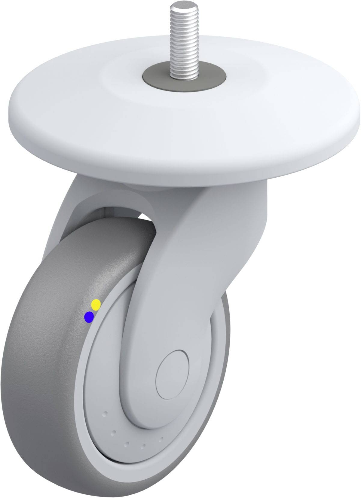 Blickle 849699 LWGXE-TPA 101XKF-11-ELS-AMGX125 Kunststoff-Lenkrolle Rad-Durchmesser: 100mm Tragfähigkeit (max.): 70kg 1St.