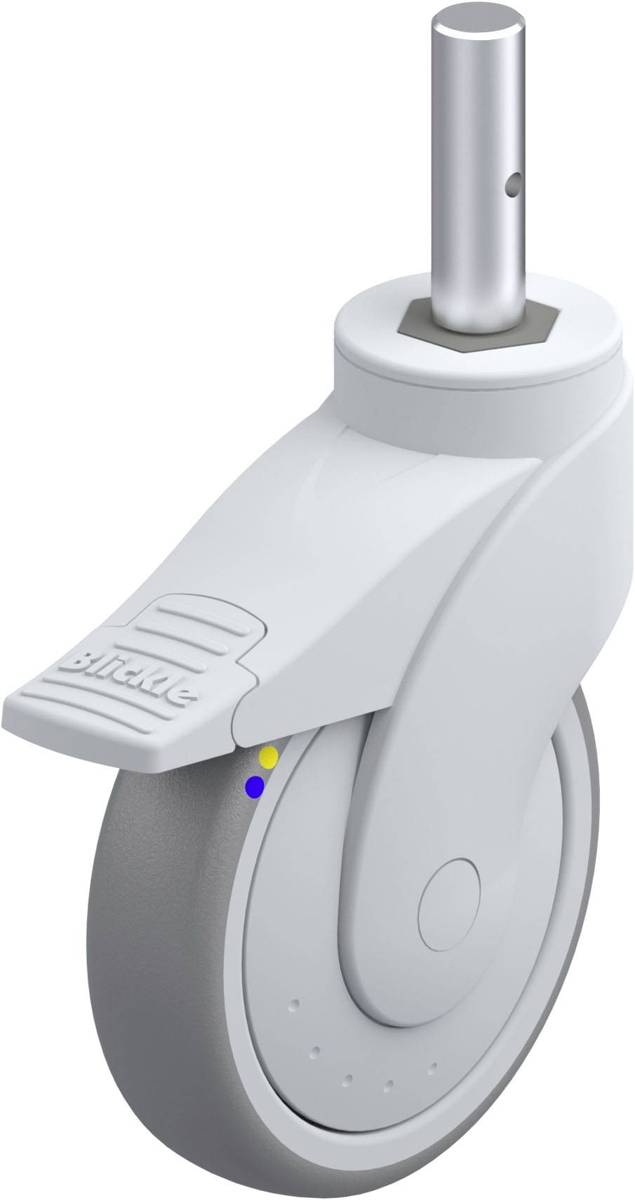 Blickle 849733 LWGXE-TPA 126XKF-FI-ELS-ZAX51 Kunststoff-Lenkrolle Rad-Durchmesser: 125mm Tragfähigkeit (max.): 80kg 1St.