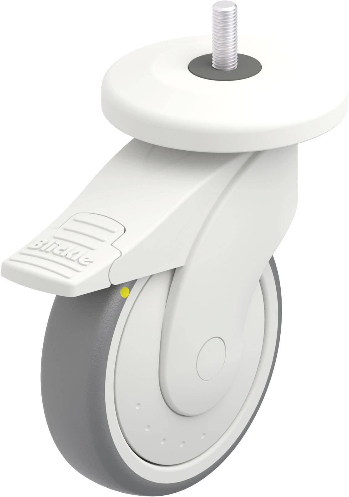 Blickle 849235 LWKE-TPA 126KF-11-FI-ELS-AMW100 Kunststoff-Lenkrolle Rad-Durchmesser: 125mm Tragfähigkeit (max.): 80kg 1St.