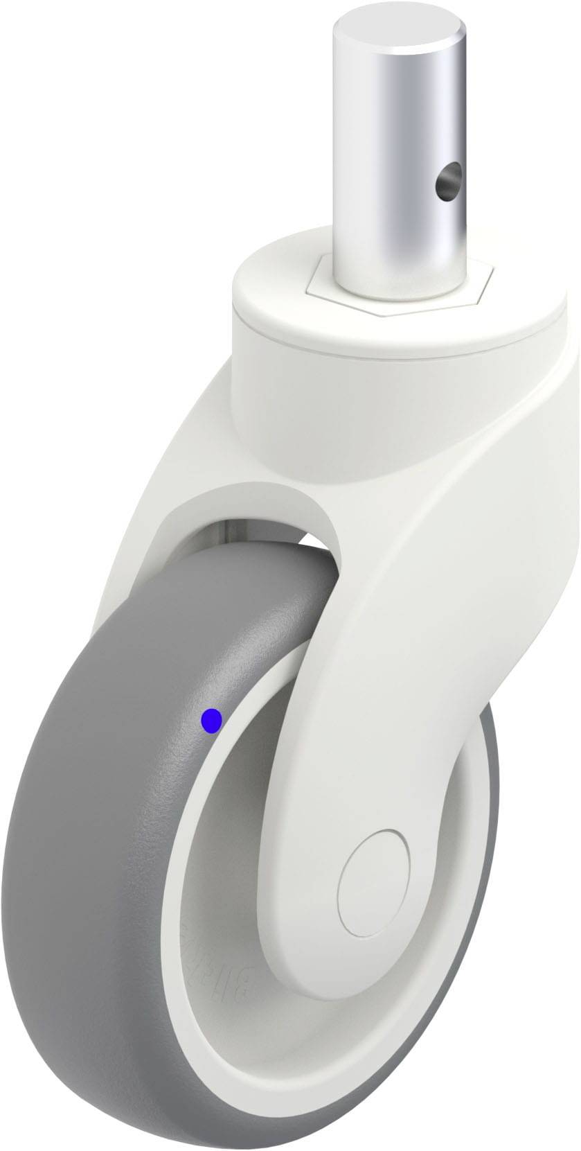 Blickle 752197 LWKX-TPA 101G-ZAX55 Kunststoff-Lenkrolle Rad-Durchmesser: 100mm Tragfähigkeit (max.): 100kg 1St.