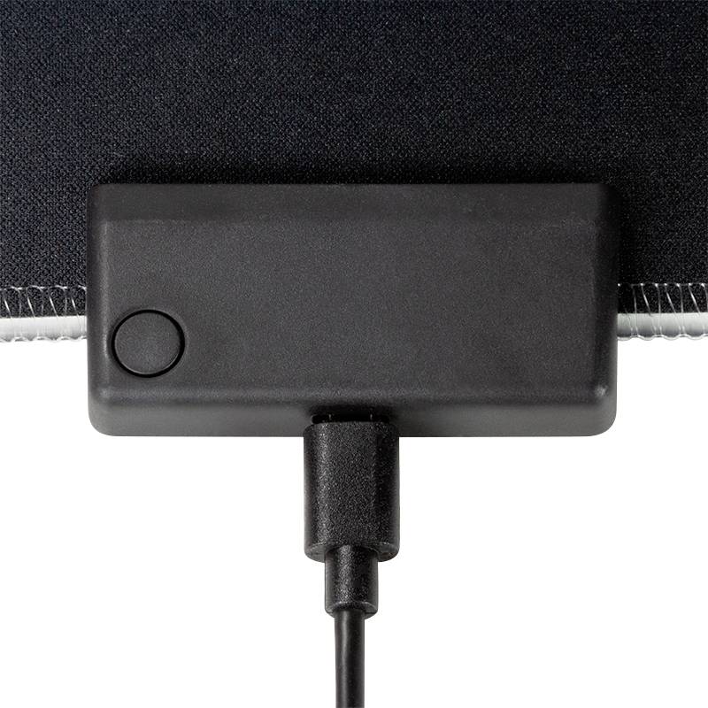 LogiLink ID0183 Gaming-Mauspad Beleuchtet Schwarz