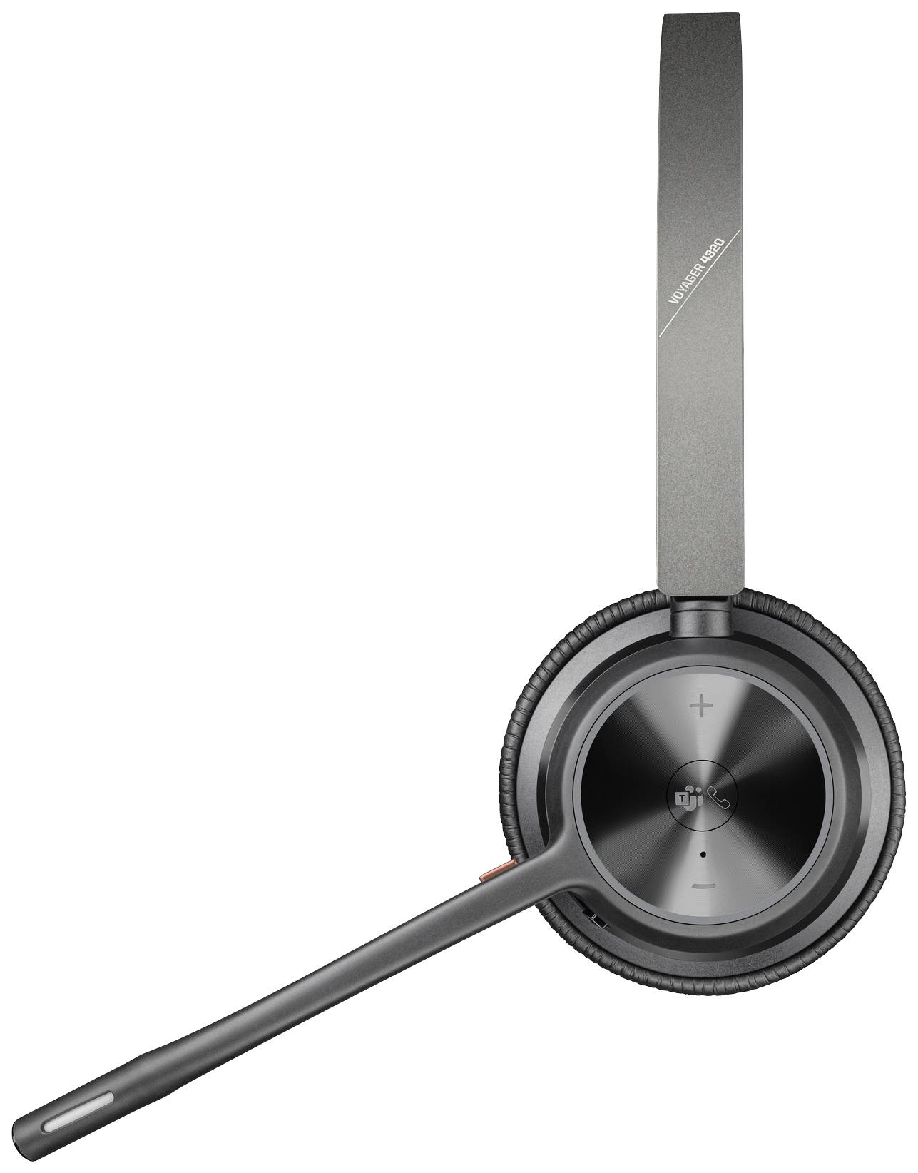 HP Poly Voyager 4320 On Ear Headset Bluetooth®, kabelgebunden Stereo Schwarz Headset