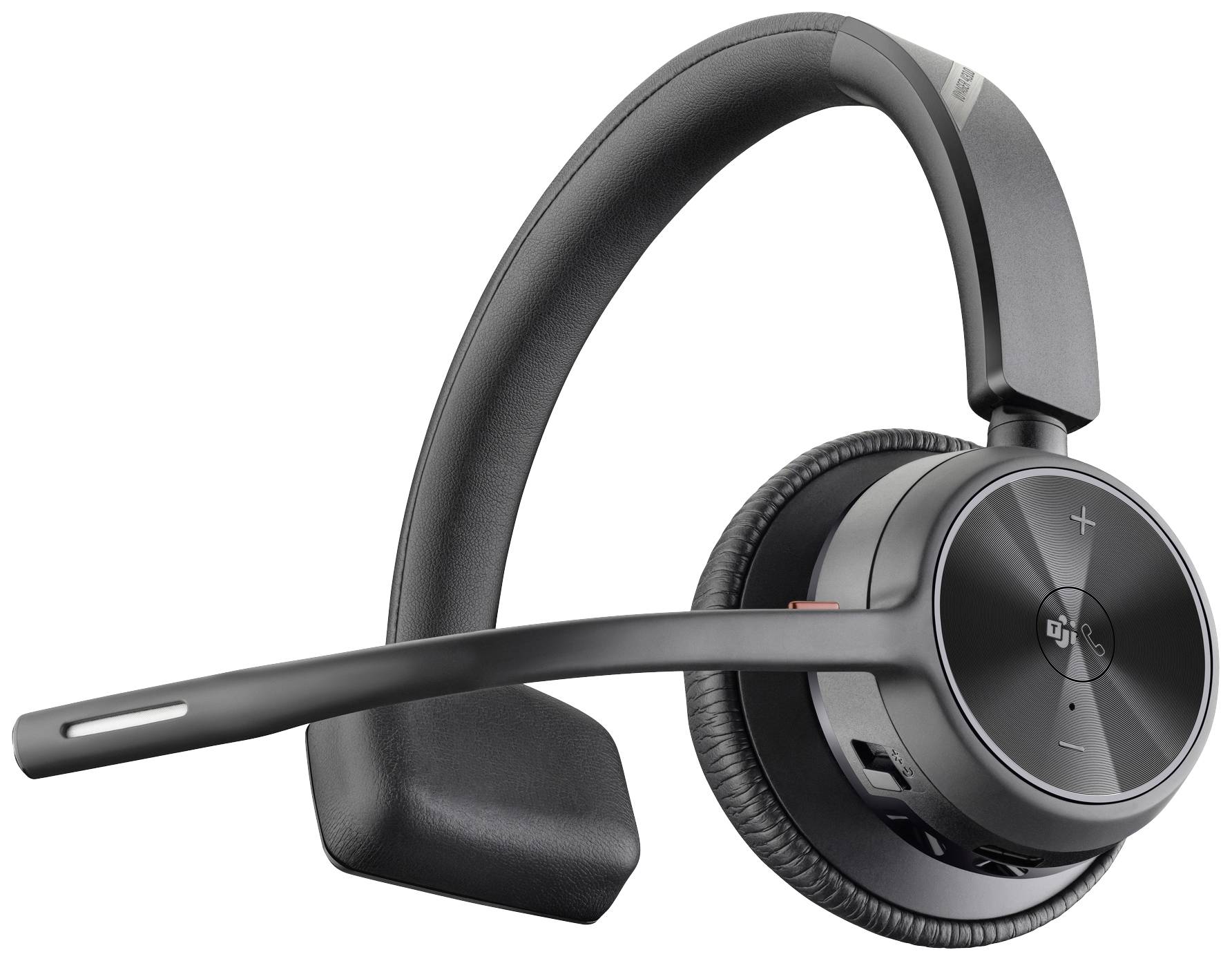 HP Poly Voyager 4310 On Ear Headset Bluetooth®, kabelgebunden Mono Schwarz Headset, Mono