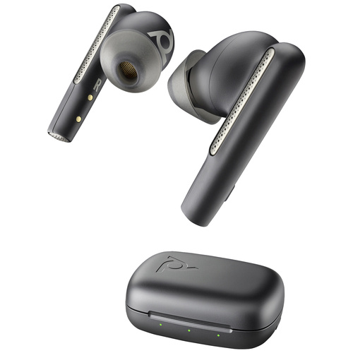 POLY Voyager Free 60 UC In Ear Headset Bluetooth® Stereo Schwarz Headset, Ladecase