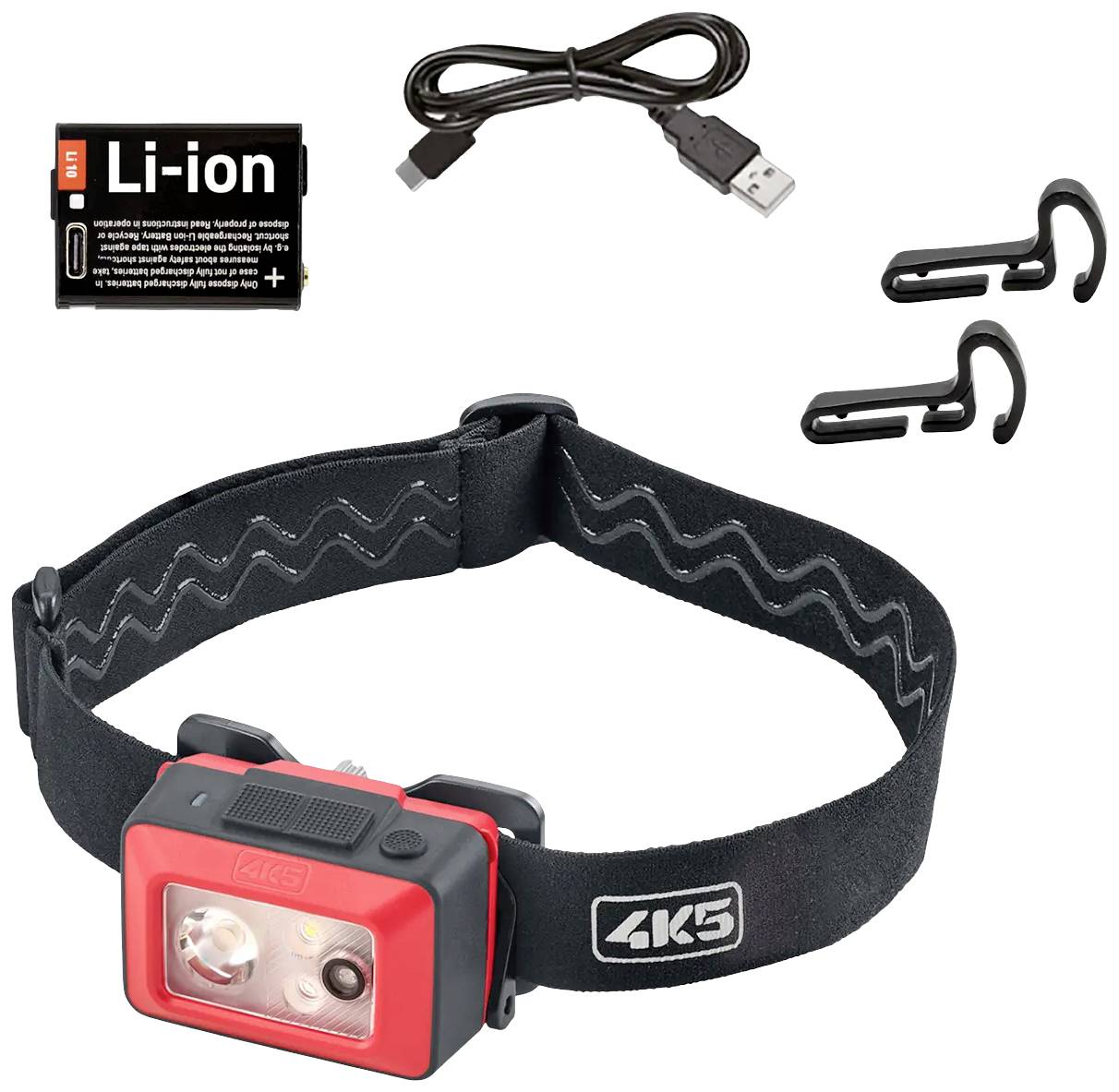 4K5 Tools WP 400 Stirnlampe 400 lm