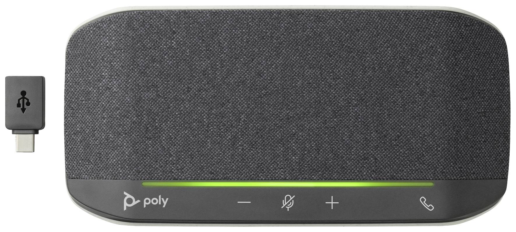 HP Poly Sync 10 Konferenzlautsprecher Freisprechen Schwarz, Silber