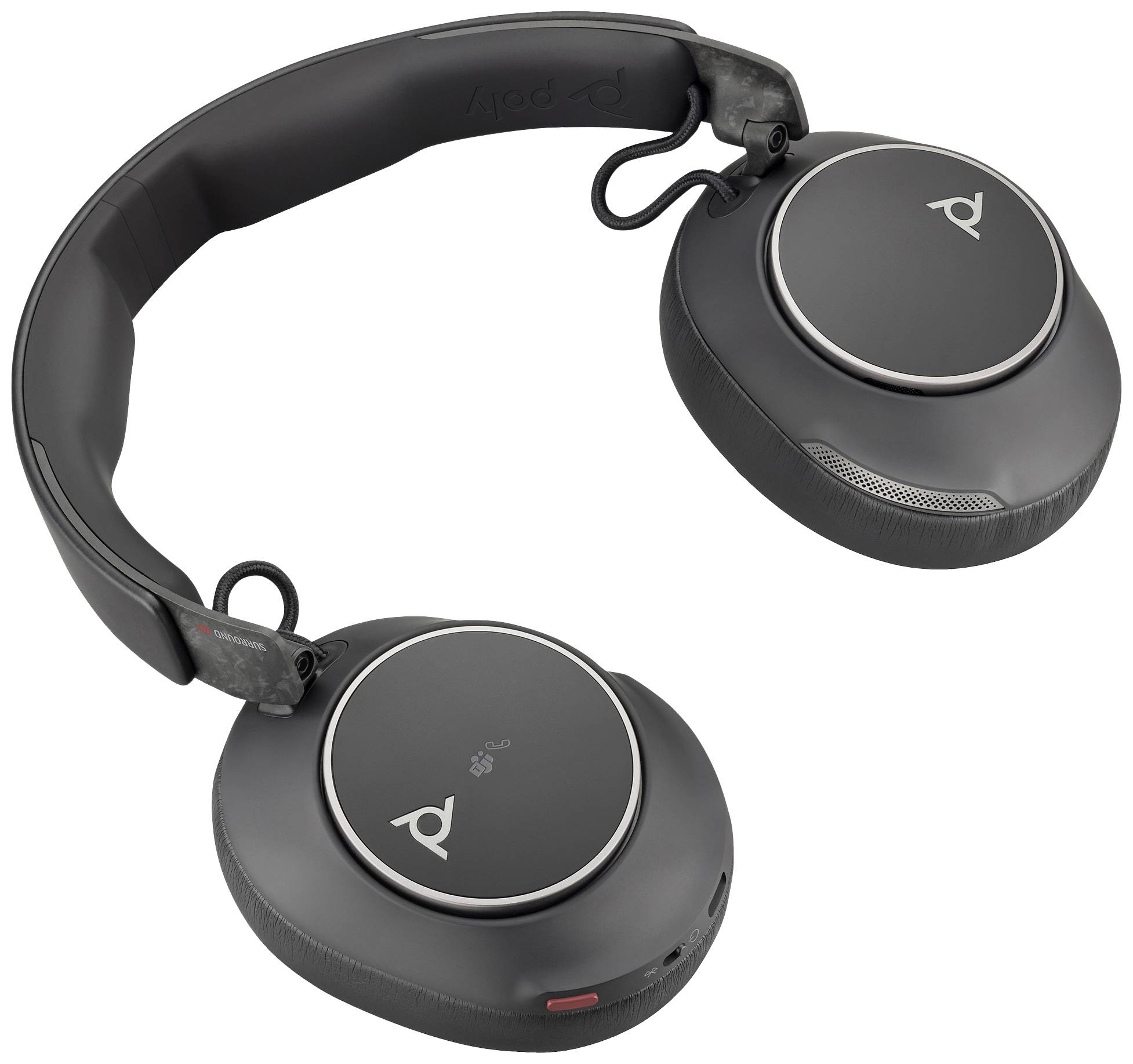 HP Poly 8H2G3AA Over Ear Headset Bluetooth®, kabelgebunden Stereo Schwarz Headset