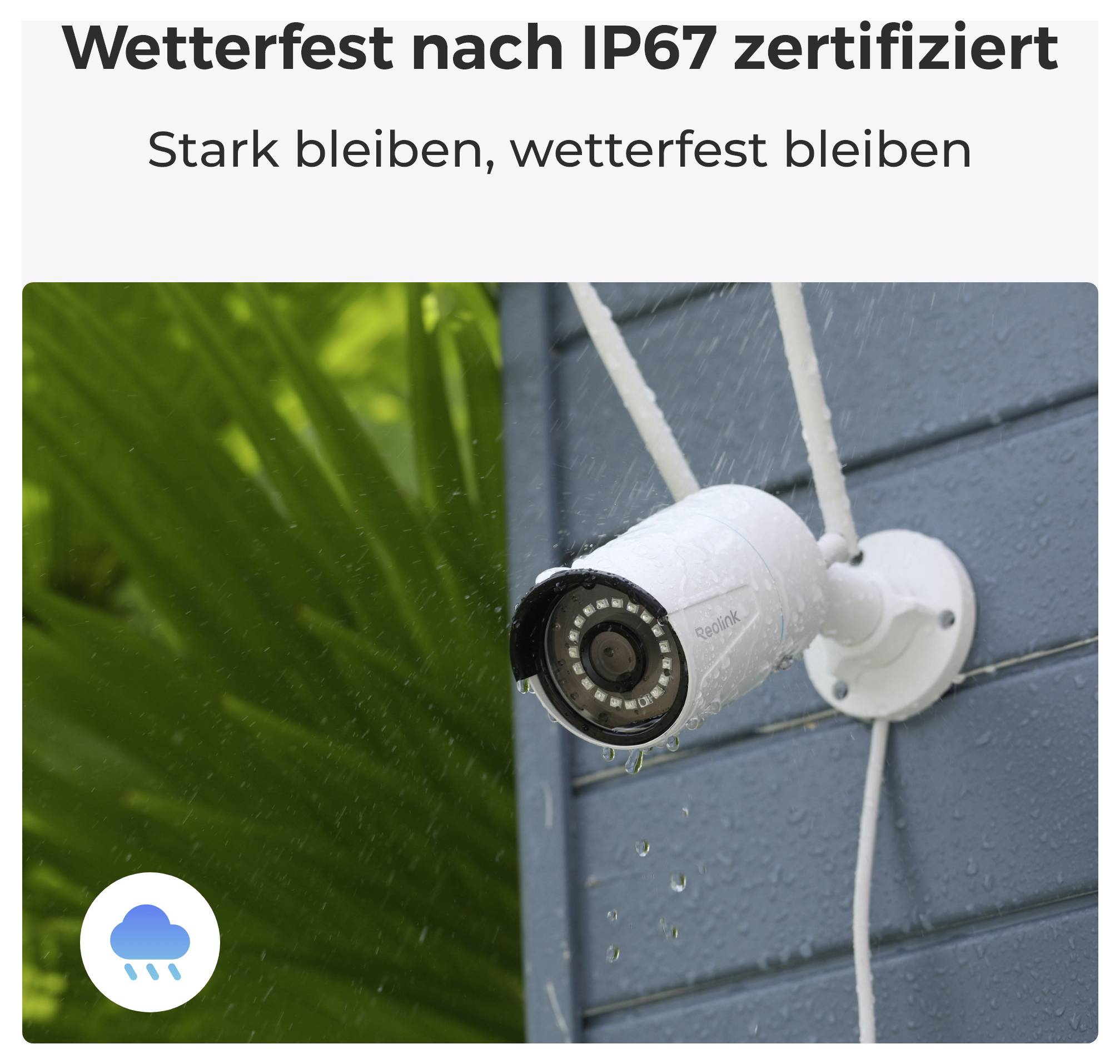 Reolink W320 WLAN IP Überwachungskamera 2560 x 1920 Pixel