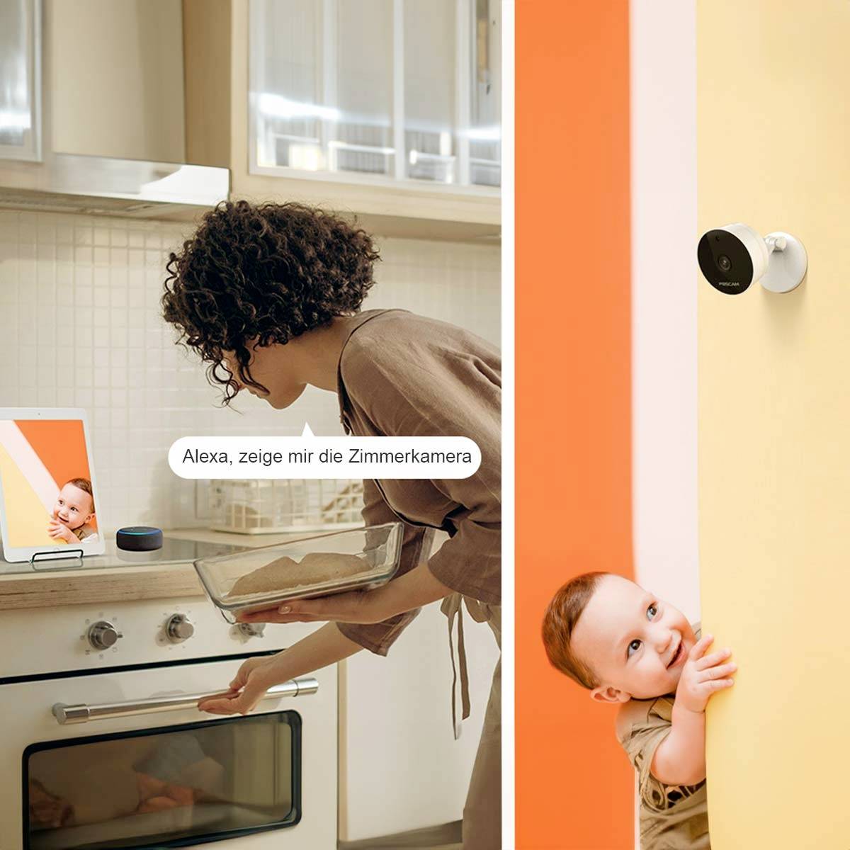 Foscam C5M WLAN IP Überwachungskamera 3072 x 1728 Pixel