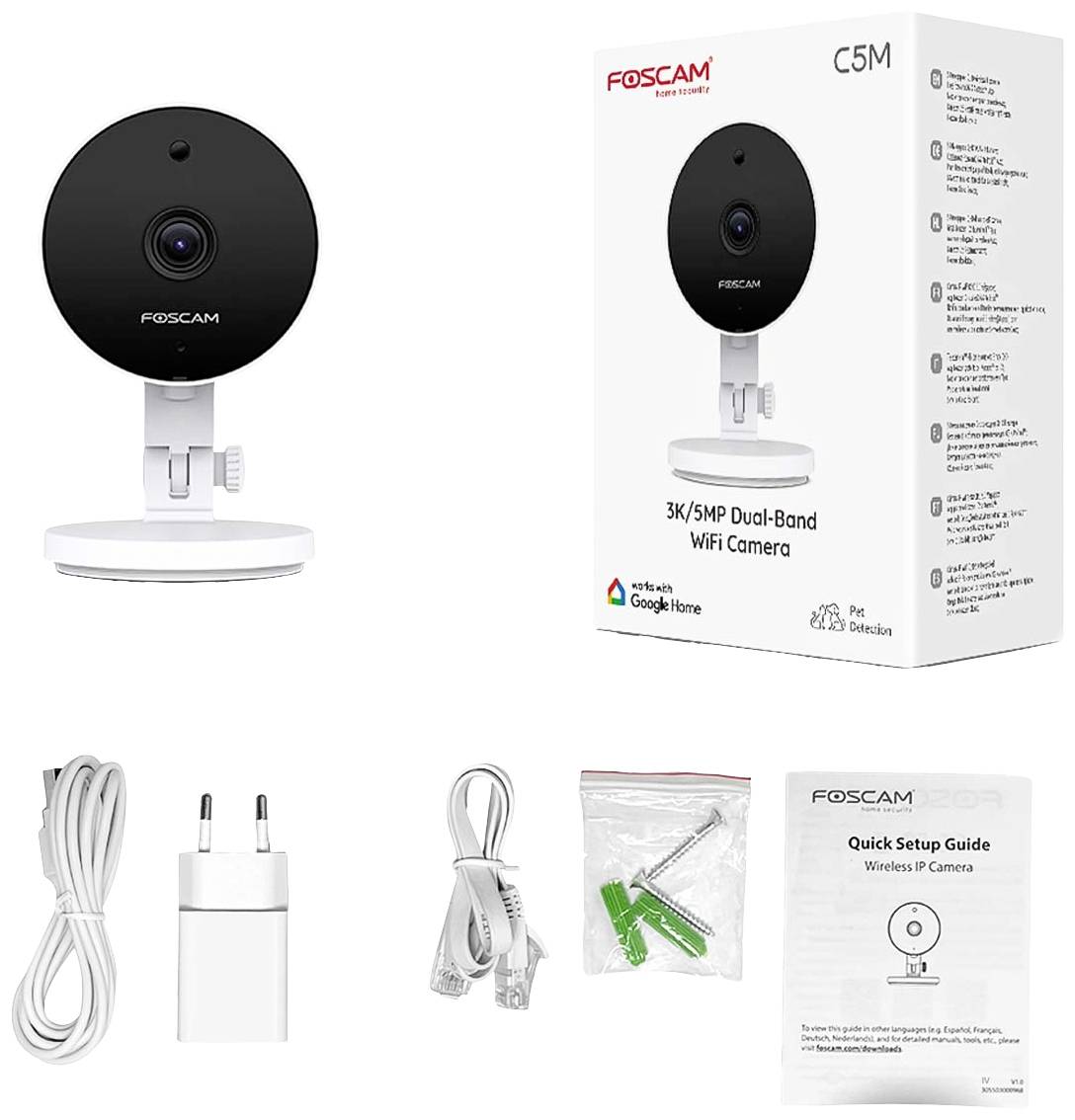 Foscam C5M WLAN IP Überwachungskamera 3072 x 1728 Pixel