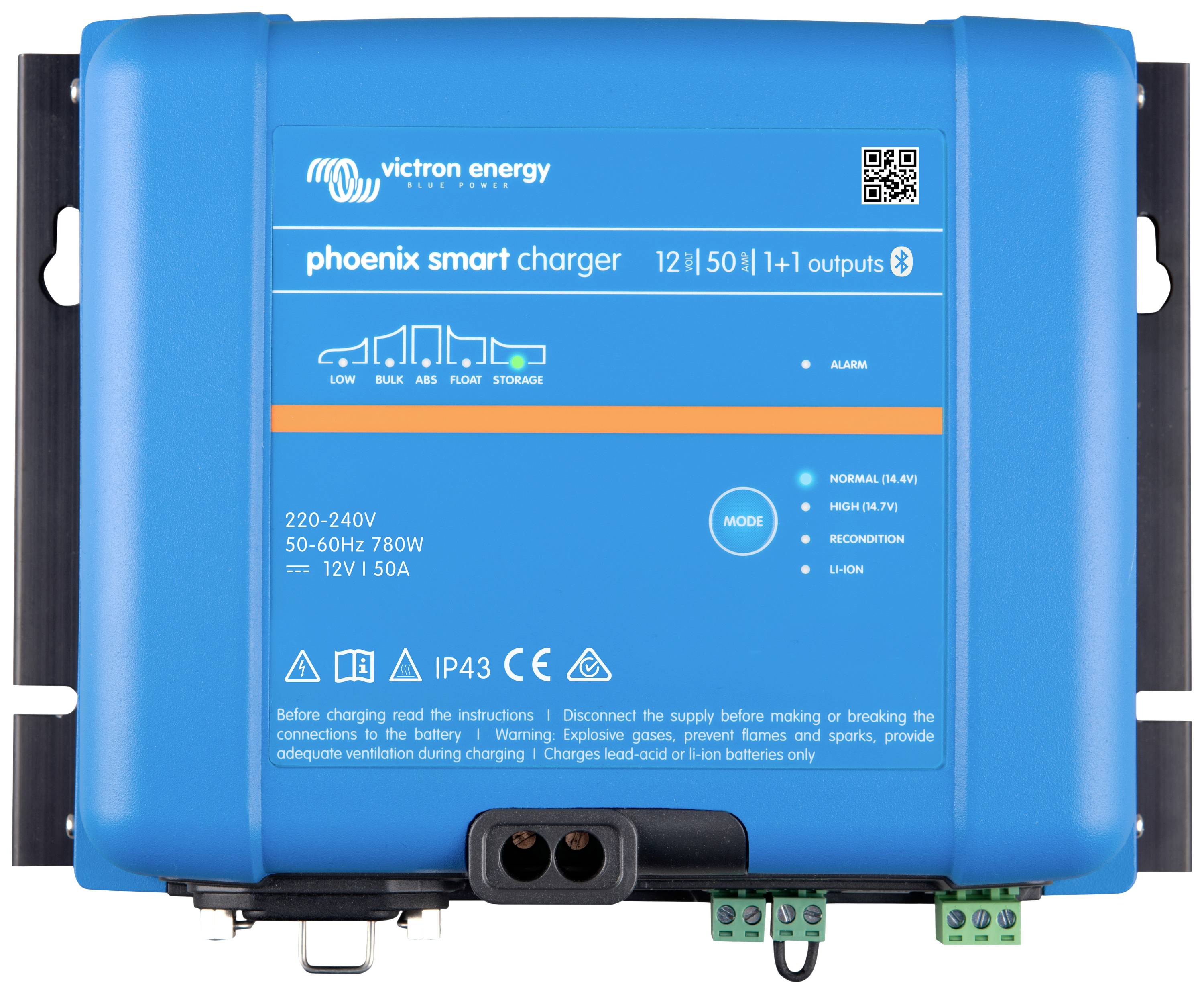 Victron Energy Bleiakku-Ladegerät Phoenix Smart IP43 Charger 24/25 (3) 120-240V Ladestrom (max.) 25A