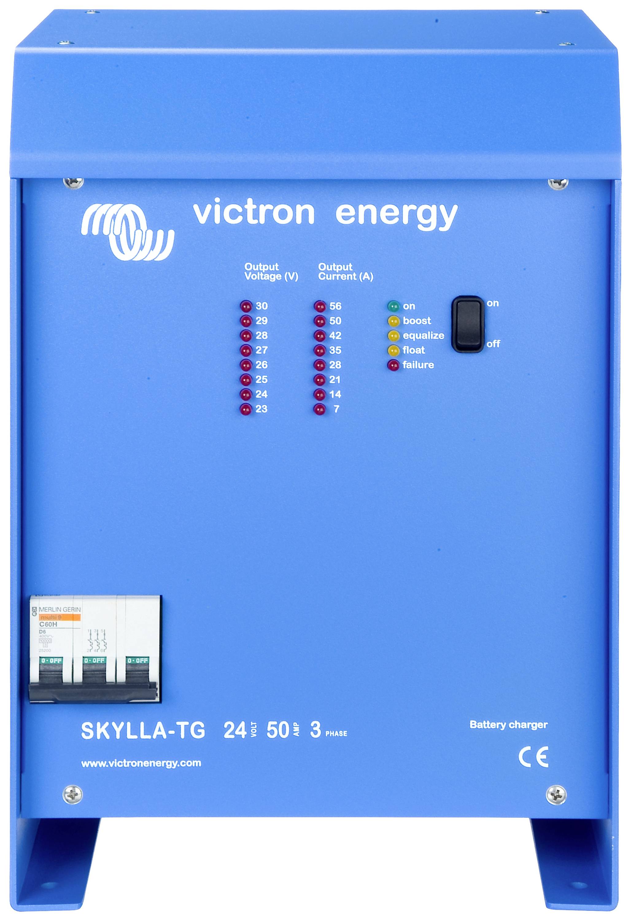 Victron Energy Bleiakku-Ladegerät Skylla-TG 24/50 (1+1) 3-Phasen 24V Ladestrom (max.) 50A