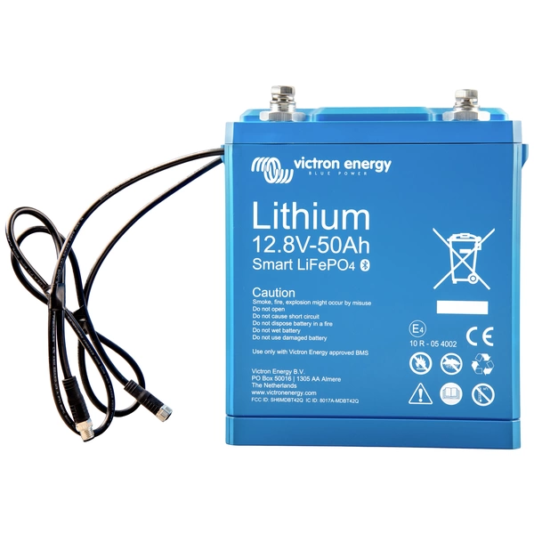 Victron Energy BAT512050610 Solarakku 12V 50Ah LiFePO 4 (B x H x T) 188 x 199 x 147mm M8-Schraubanschluss Victron Energy BAT512050610 Solarakku 12V 50Ah LiFePO 4 (B x H x T) 188 x 199 x 147mm M8-Schraubanschluss