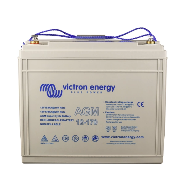 Victron Energy AGM Super Cycle 12V 170Ah BAT412117081 Bleiakku 12V 170Ah Blei-Vlies (AGM) (B x H x T) 153 x 280 x 336mm Victron Energy AGM Super Cycle 12V 170Ah BAT412117081 Bleiakku 12V 170Ah Blei-Vlies (AGM) (B x H x T) 153 x 280 x 336mm