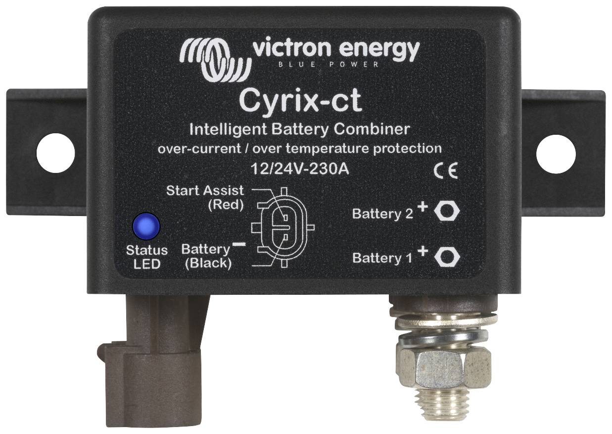 Victron Energy Cyrix-ct 12/24V 230A Relaisbaustein Nennspannung: 12 V, 24V Schaltstrom (max.): 500A 1St.