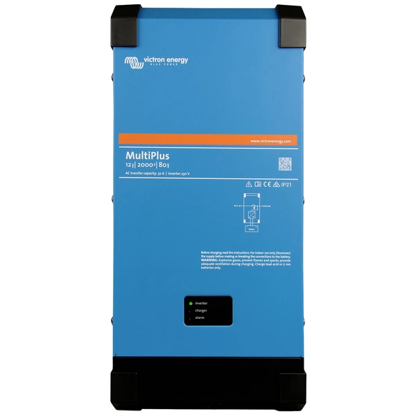 Victron Energy Wechselrichter MultiPlus 12/2000/80-32 230V VE.Bus 2000W - 230V integrierter Laderegler Victron Energy Wechselrichter MultiPlus 12/2000/80-32 230V VE.Bus 2000W - 230V integrierter Laderegler