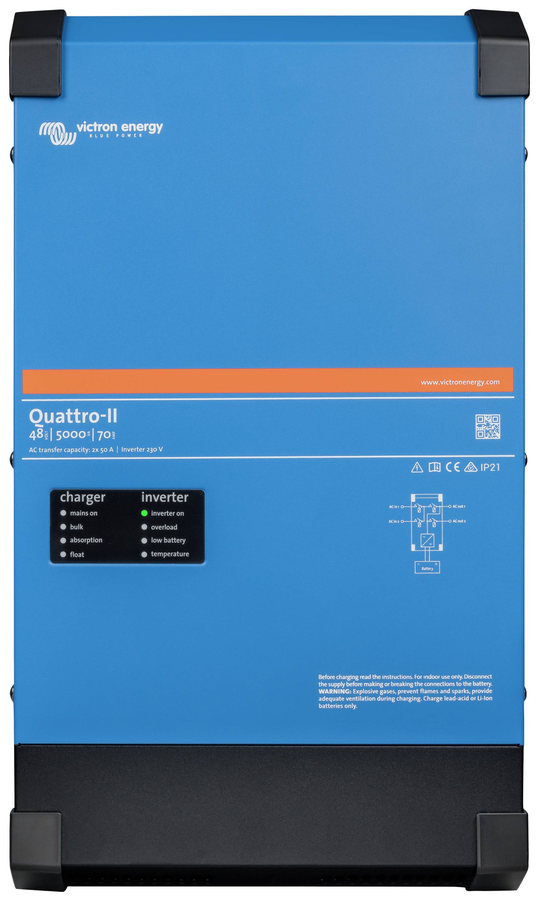 Victron Energy Wechselrichter 5000W 48V - 230V