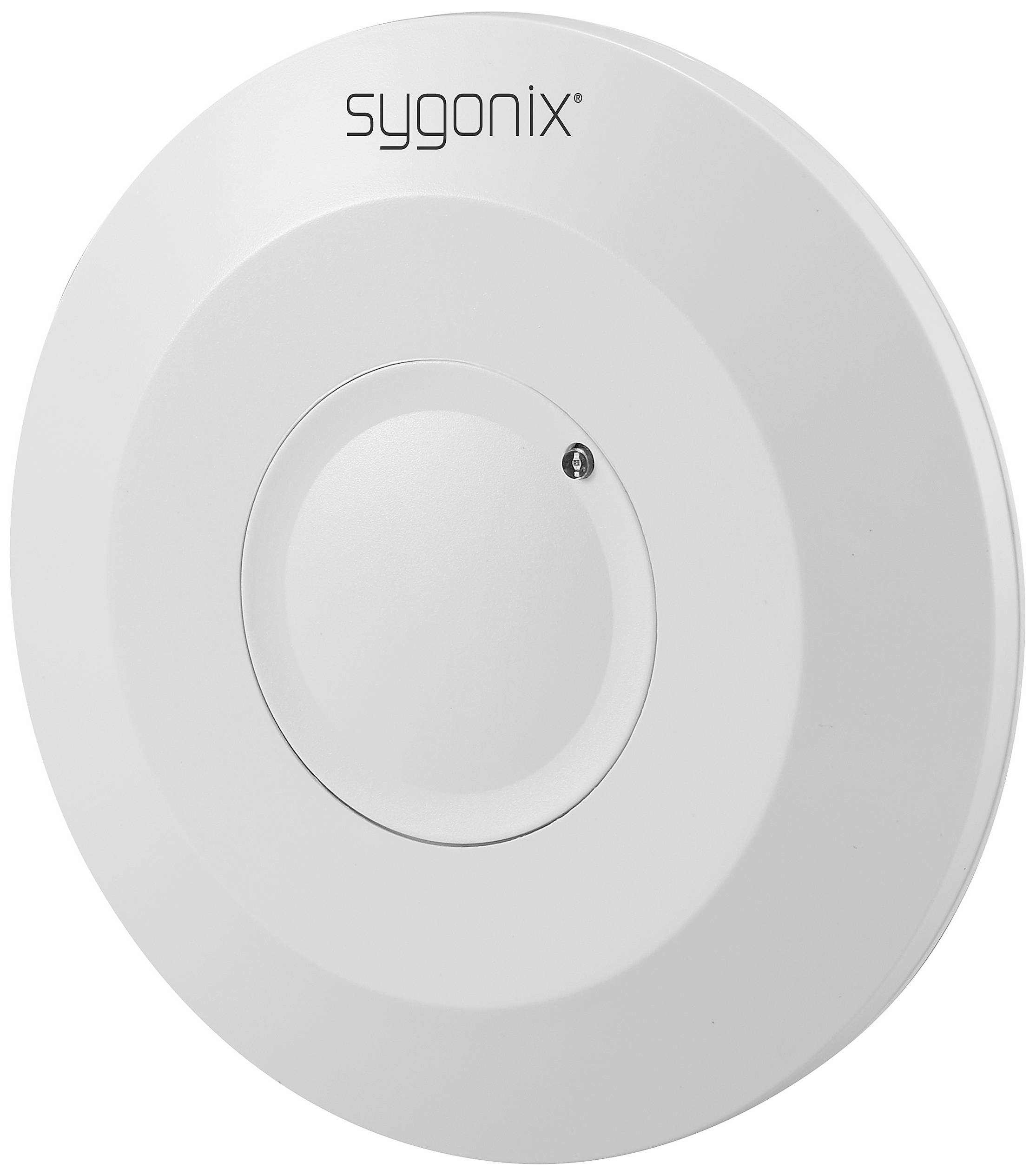Sygonix SY-6118228 Decke, Aufputz HF-Bewegungsmelder 360° Relais Weiß