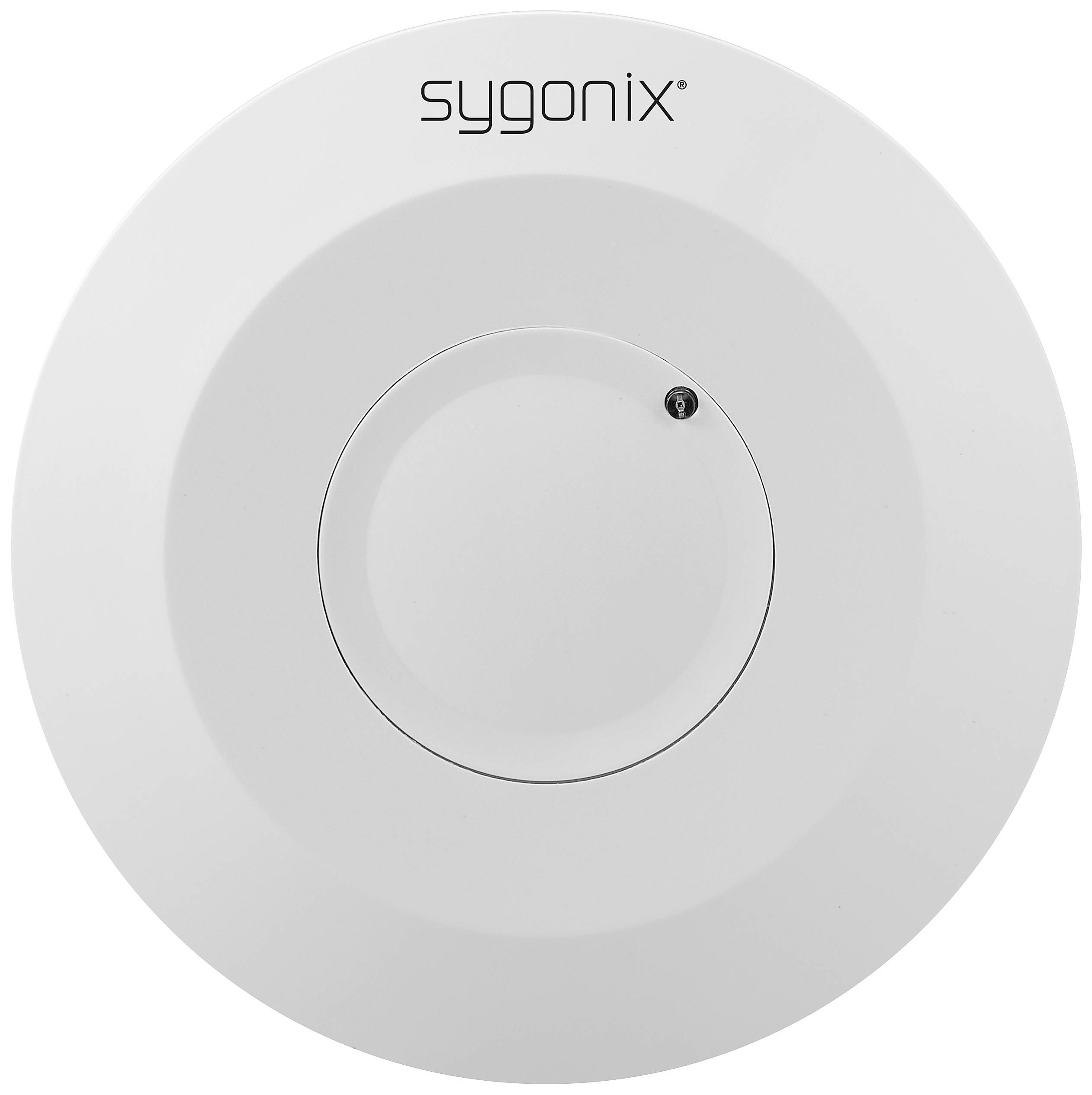 Sygonix SY-6118228 Decke, Aufputz HF-Bewegungsmelder 360° Relais Weiß