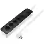 Sygonix SY-6118234 Steckdosenleiste mit Schalter 5fach Schwarz, Weiß Schutzkontakt 1St. Sygonix SY-6118234 Steckdosenleiste mit Schalter 5fach Schwarz, Weiß Schutzkontakt 1St.