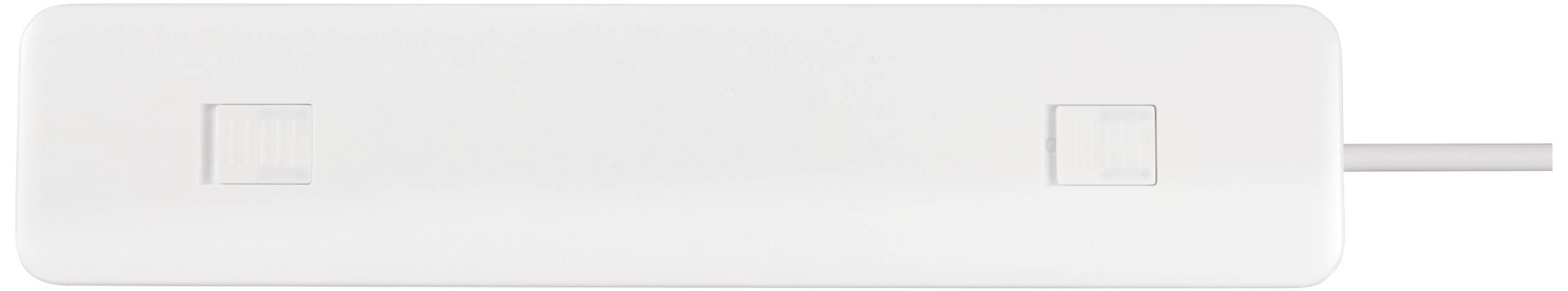 Sygonix SY-6118234 Steckdosenleiste mit Schalter 5fach Schwarz, Weiß Schutzkontakt 1St.