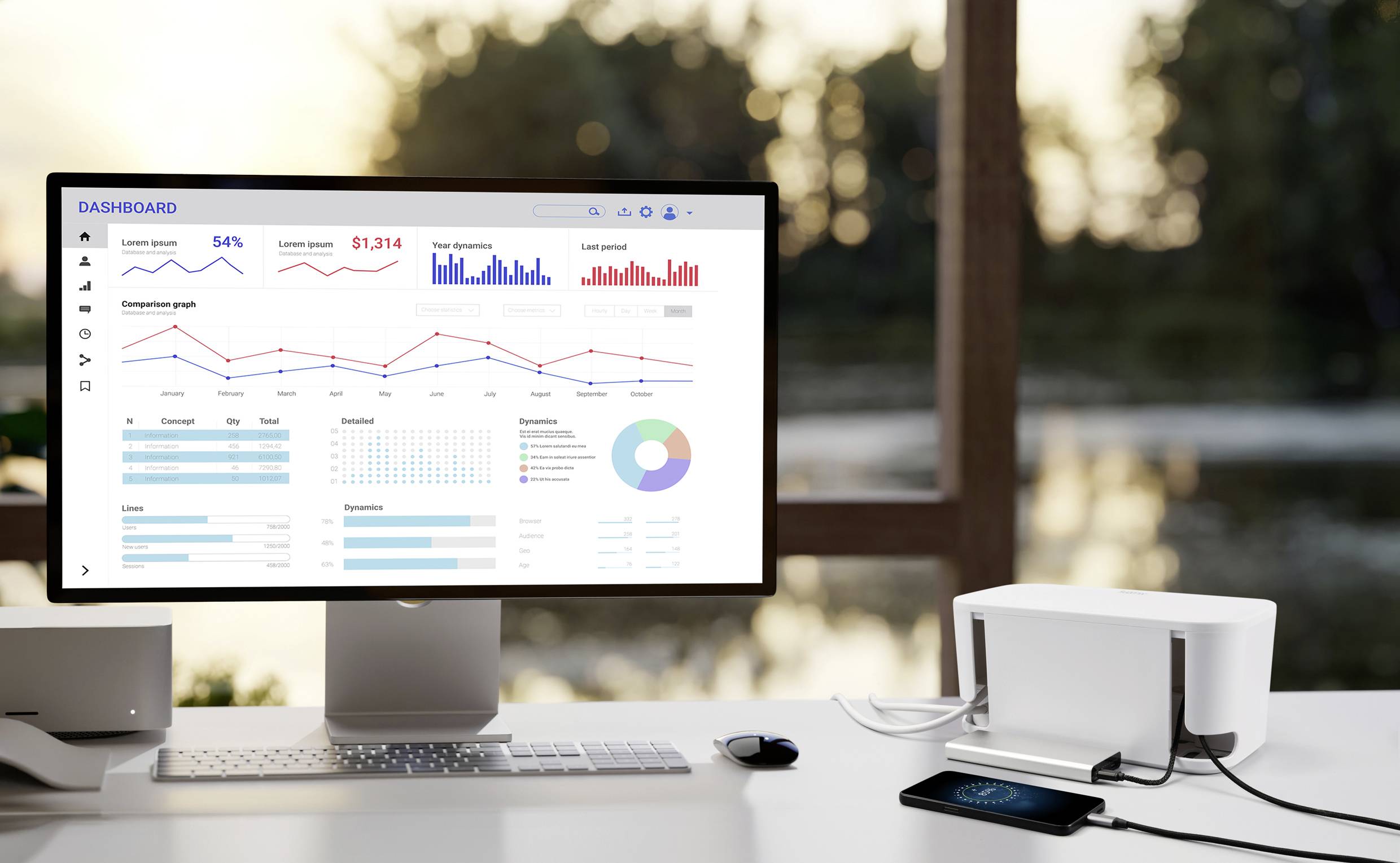 Sygonix SY-6118238 Steckerbox mit Steckdosenleiste 5fach Weiß Schutzkontakt 1St.
