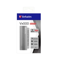 Verbatim Vx500 1TB Externe SSD USB-C® (USB 3.2 Gen 2) Grau 47444 Verbatim Vx500 1TB Externe SSD USB-C® (USB 3.2 Gen 2) Grau 47444
