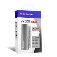 Verbatim Vx500 1TB Externe SSD USB-C® (USB 3.2 Gen 2) Grau 47444 Verbatim Vx500 1TB Externe SSD USB-C® (USB 3.2 Gen 2) Grau 47444