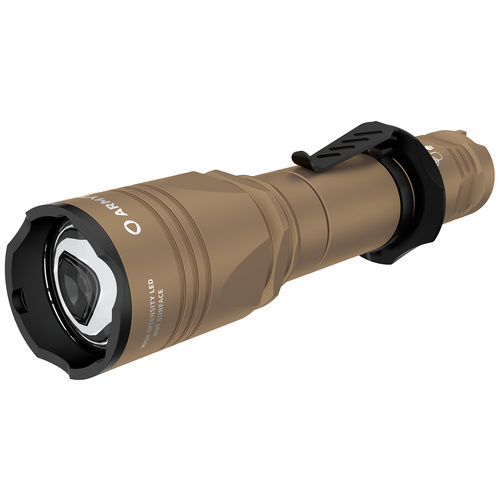 ArmyTek Dobermann Pro Magnet USB Sand Warm LED Taschenlampe mit Handschlaufe, mit Holster akkubetri
