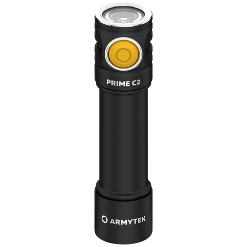 ArmyTek Prime C2 Magnet USB Warm LED Taschenlampe mit Gürtelclip, mit Holster akkubetrieben 930 lm