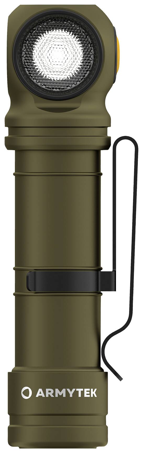ArmyTek Wizard C2 Pro Max Olive White LED Taschenlampe mit Gürtelclip, mit Holster akkubetrieben 4000lm 149g