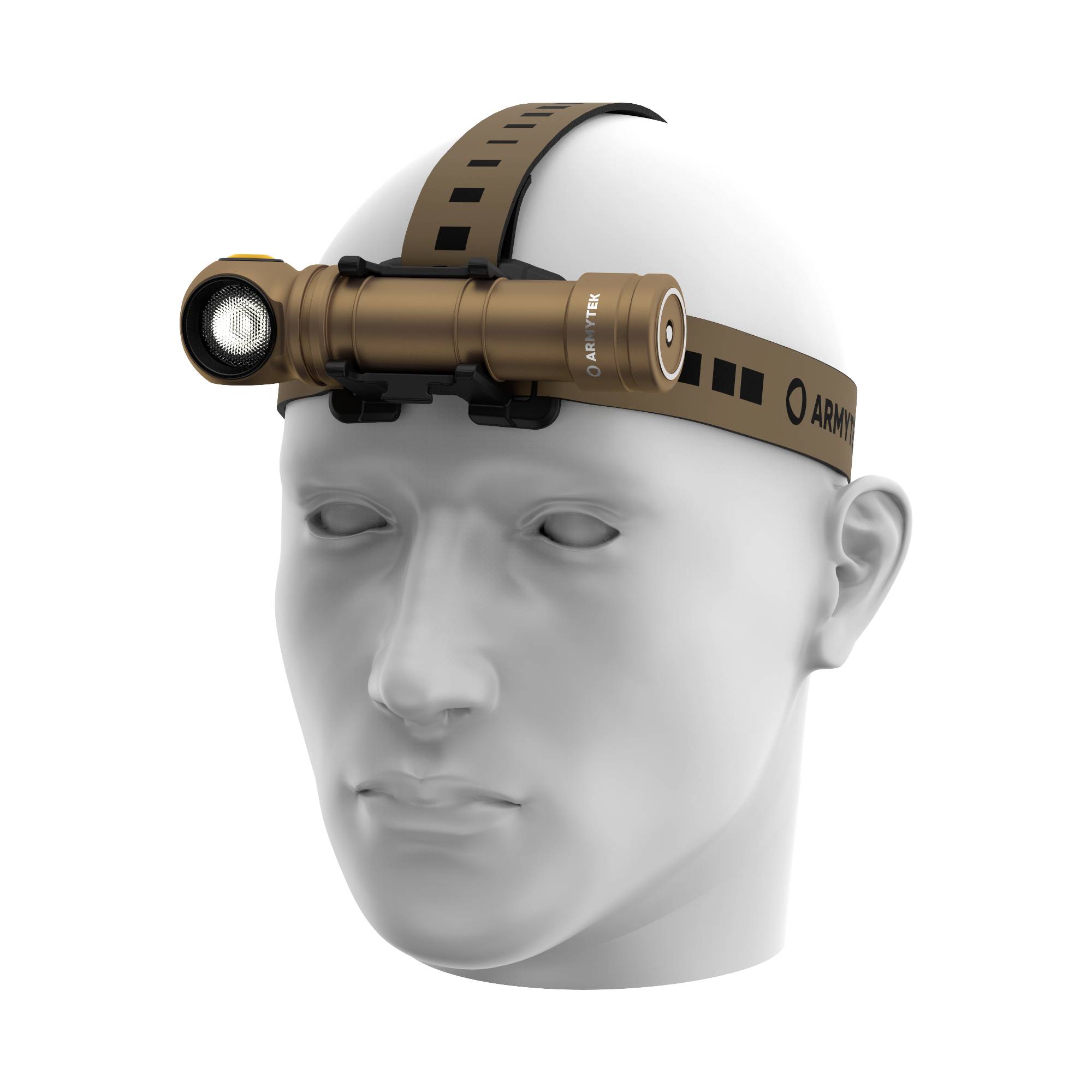 ArmyTek Wizard C2 Pro Max Sand White LED Taschenlampe mit Gürtelclip, mit Holster akkubetrieben 4000lm 149g