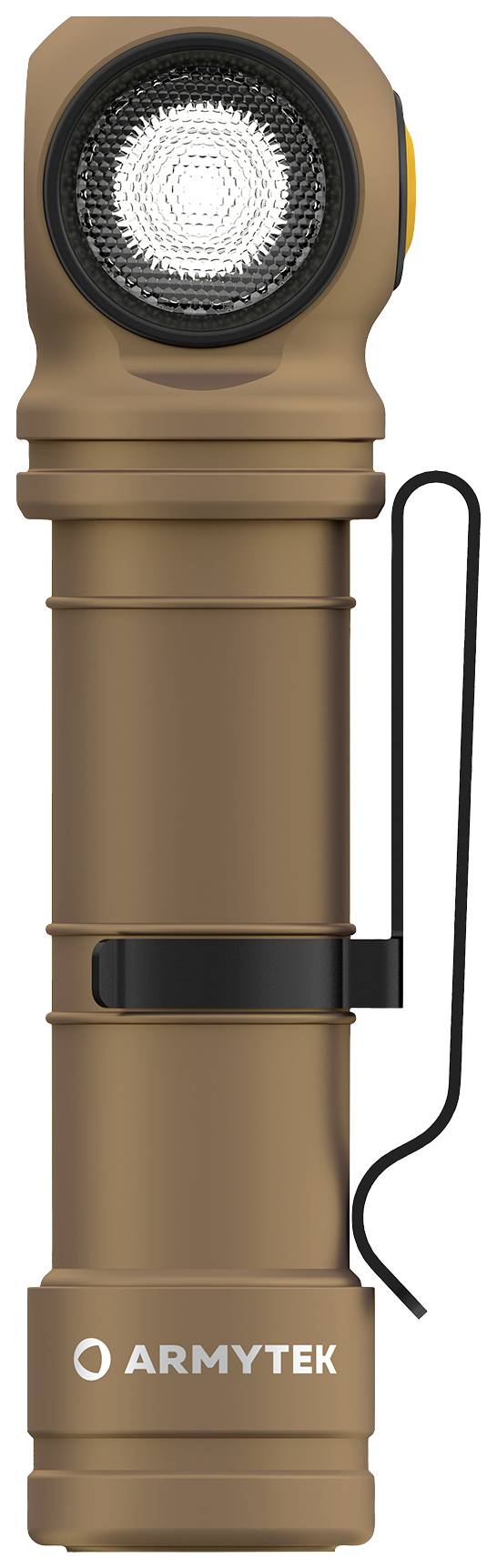 ArmyTek Wizard C2 Pro Max Sand White LED Taschenlampe mit Gürtelclip, mit Holster akkubetrieben 4000lm 149g