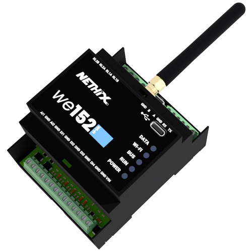 Nethix 90.01.020 WE152 LTE Module d'acquisition des données Nombre d'entrées: 2 x Nbr. de sorties: 2 x 32 V/DC 1 pc(s)