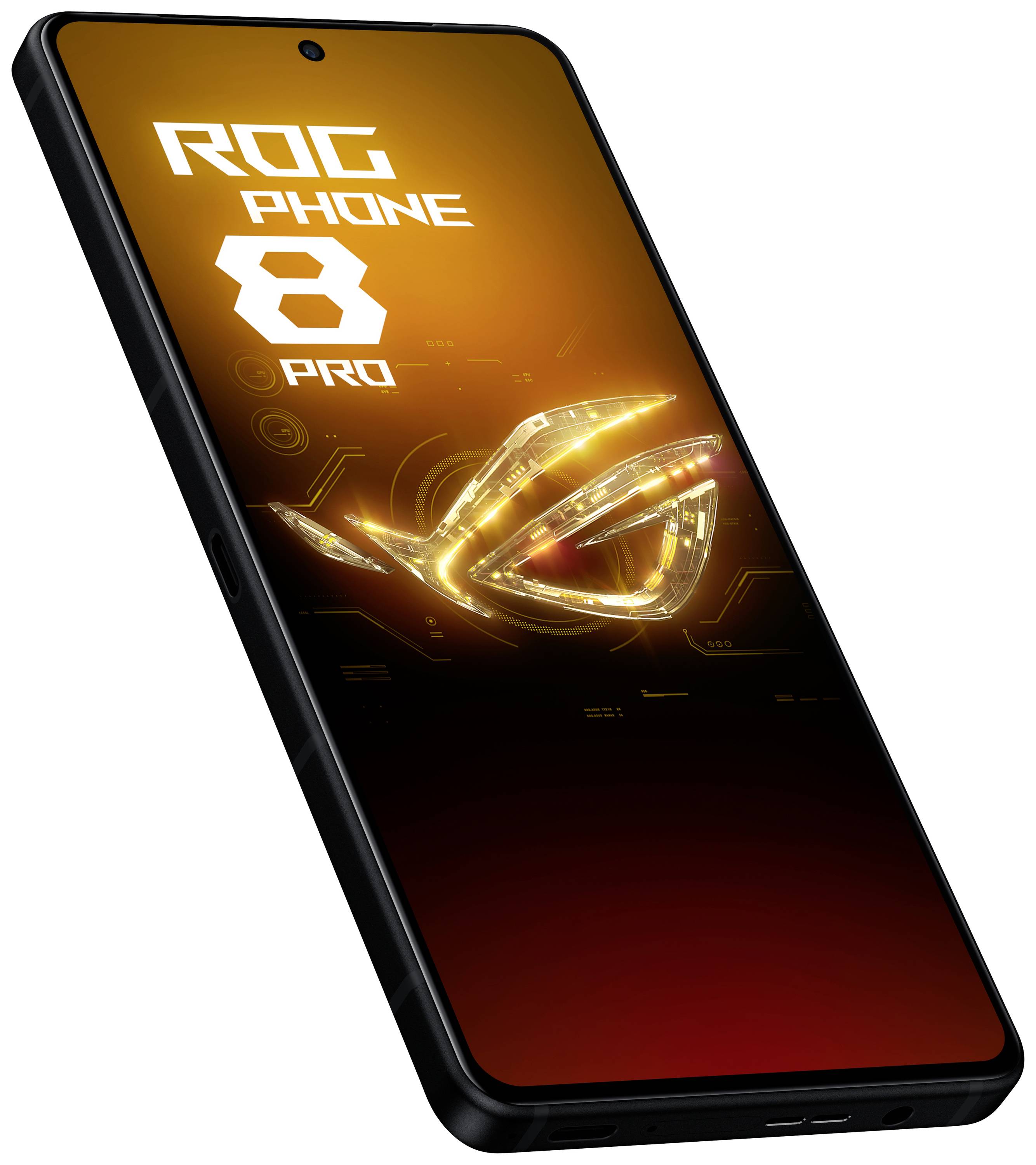 Asus ROG Phone 8 Pro Smartphone 512 GB 17.2 cm (6.78 Zoll) Schwarz Android™ 14 Dual-SIM