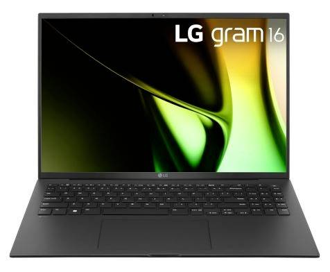 LG Electronics Notebook gram 16 16Z90SP-A.AP7BG 40.6 cm (16 Zoll) Intel® Core™ Ultra 7 7-155H 32 GB RAM 2 TB SSD Deutsch, QWERTZ Schwarz