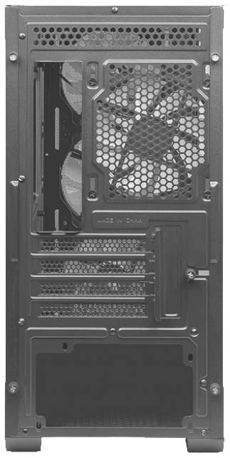 MSI M100R Midi-Tower PC-Gehäuse Schwarz 4 Vorinstallierte LED Lüfter, Staubfilter, Seitenfenster