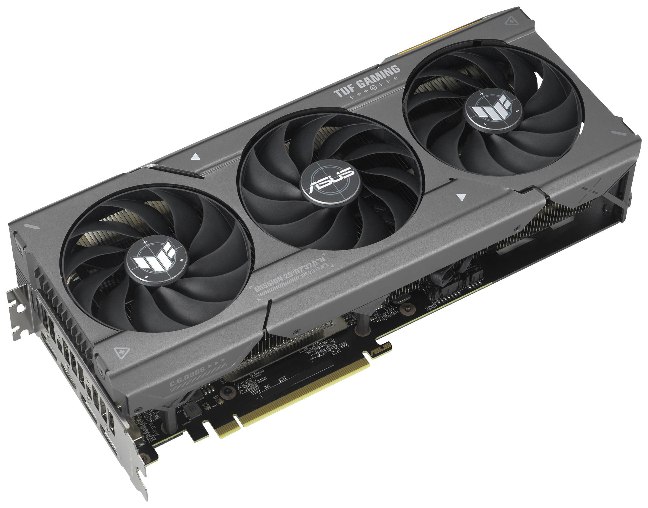 Asus Grafikkarte AMD Radeon RX 7600 XT TUF Gaming OC Edition 16 GB GDDR6-RAM PCIe x16 HDMI®, Displa