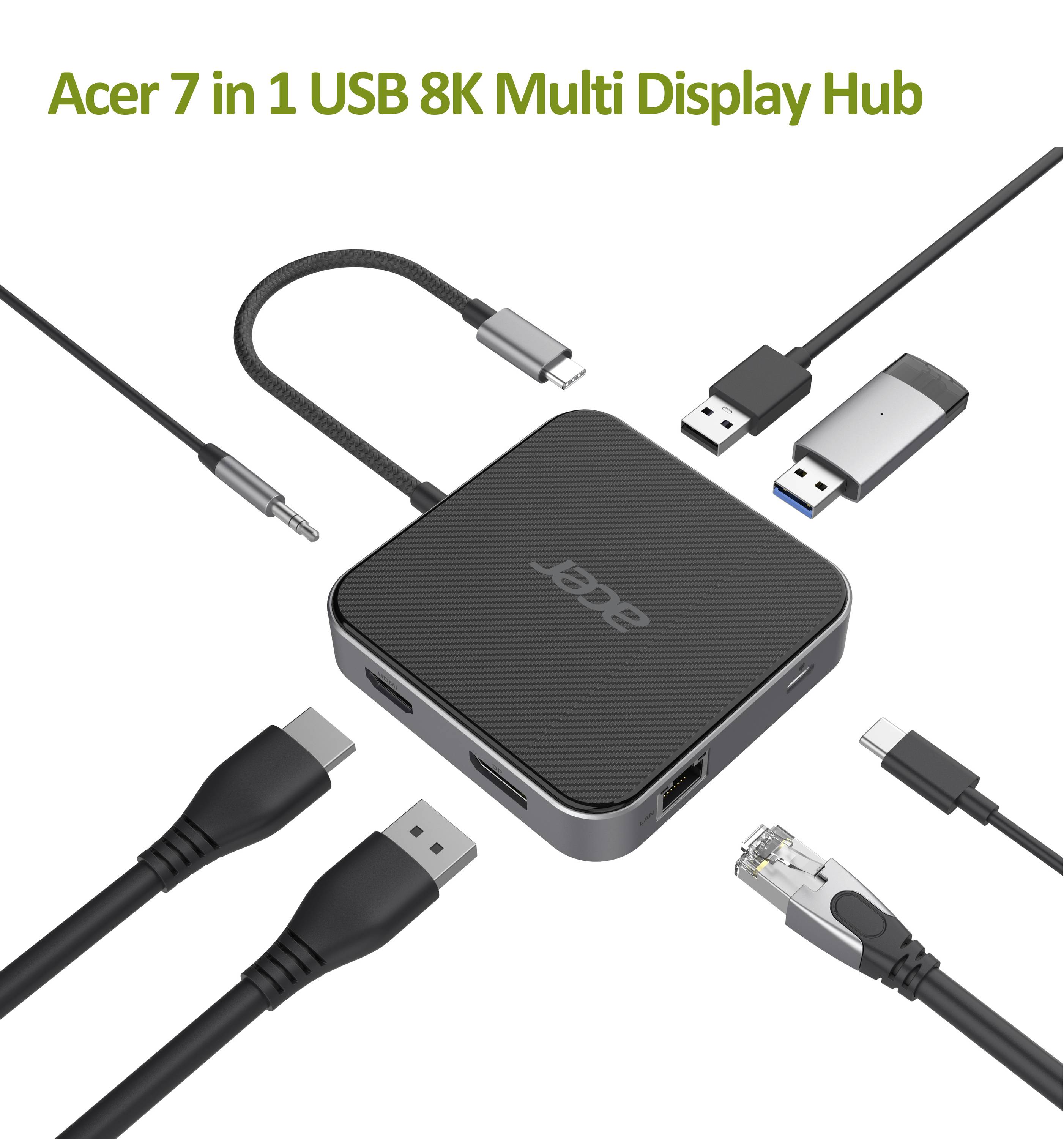 Acer USB-C® Dockingstation HP.DSCAB.013 Passend für Marke Dockingstations: Universal USB-C® Power Delivery