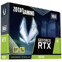Zotac Grafikkarte Nvidia GeForce RTX 3050 SOLO 6GB GDDR6-RAM PCIe x8 DisplayPort, HDMI® Zotac Grafikkarte Nvidia GeForce RTX 3050 SOLO 6GB GDDR6-RAM PCIe x8 DisplayPort, HDMI®