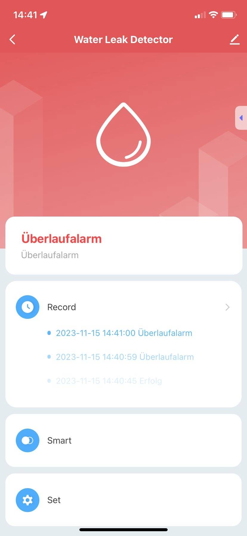 Schabus 500240 WWD 240 Funk-Wassermelder mit App-Steuerung über Steckdose