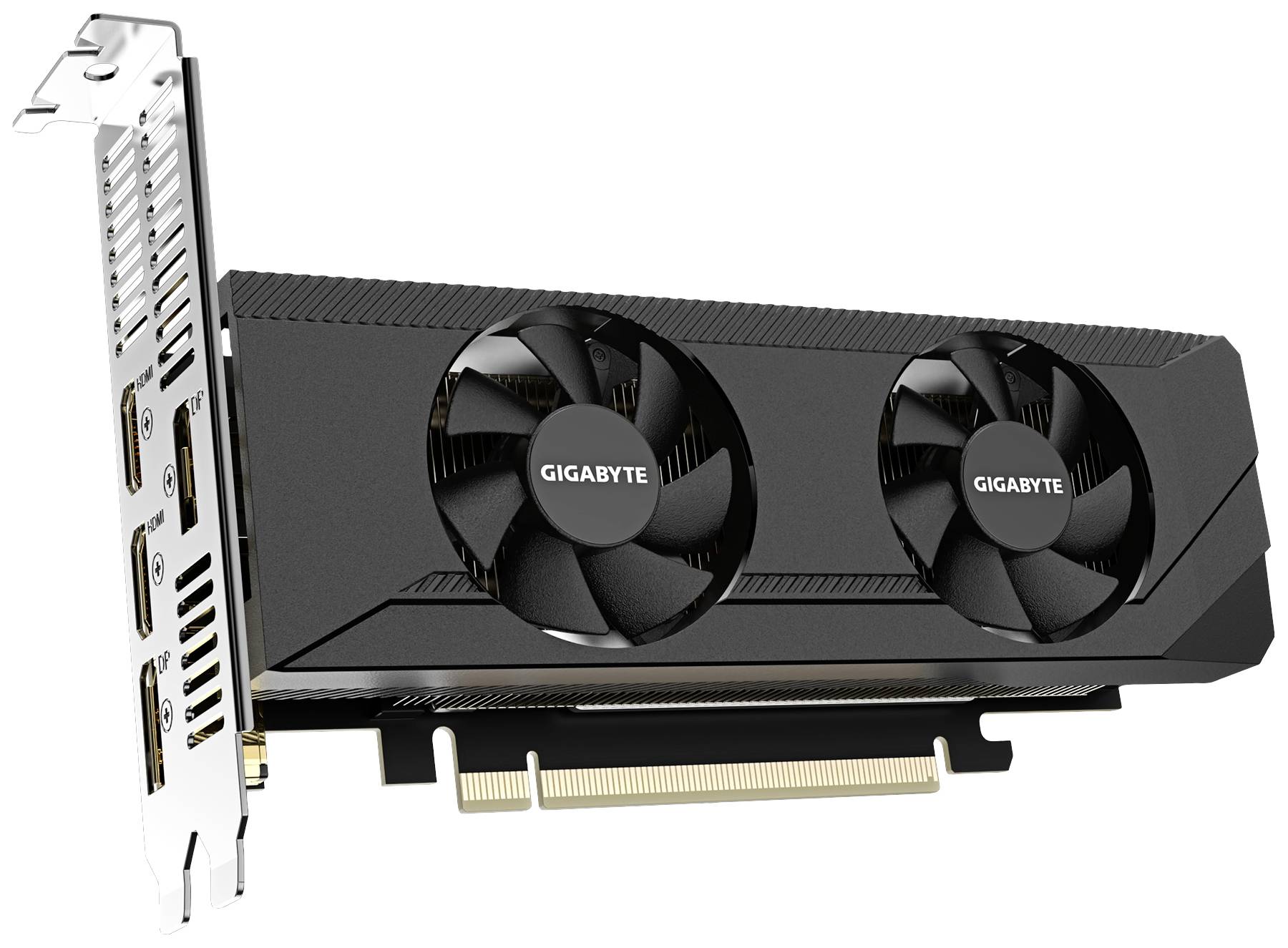 Gigabyte Grafikkarte Nvidia GeForce RTX 3050 Low Profile 6 GB GDDR6-RAM PCIe x16 DisplayPort, HDMI® Low Profile, Übertaktet / Overclocked