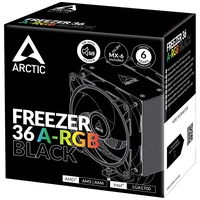 Arctic Freezer 36 A-RGB (Black) Chipsatz-Kühler mit Lüfter Intel® LGA 1700, AMD® AM5, AMD® AM4 Arctic Freezer 36 A-RGB (Black) Chipsatz-Kühler mit Lüfter Intel® LGA 1700, AMD® AM5, AMD® AM4