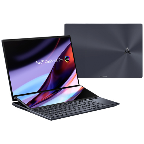 Asus Notebook Zenbook Pro 14 Duo OLED UX8402VV-P1084X 36.8cm (14.5 Zoll) WQXGA+ Intel® Core™ i9 i9-13900H 32GB RAM 2TB SSD Nvidia