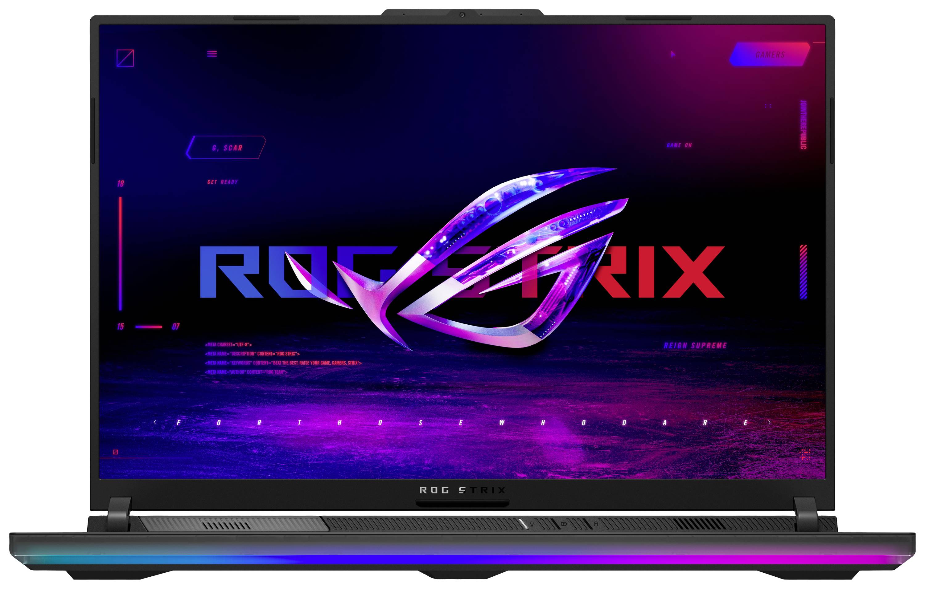 Asus Gaming Notebook ROG Strix Scar 18 G834JYR-R6019W 45.7 cm (18 Zoll) WQXGA Intel® Core™ i9 i9-14900HX 32 GB RAM 1 TB SSD Deutsch, QWERTZ